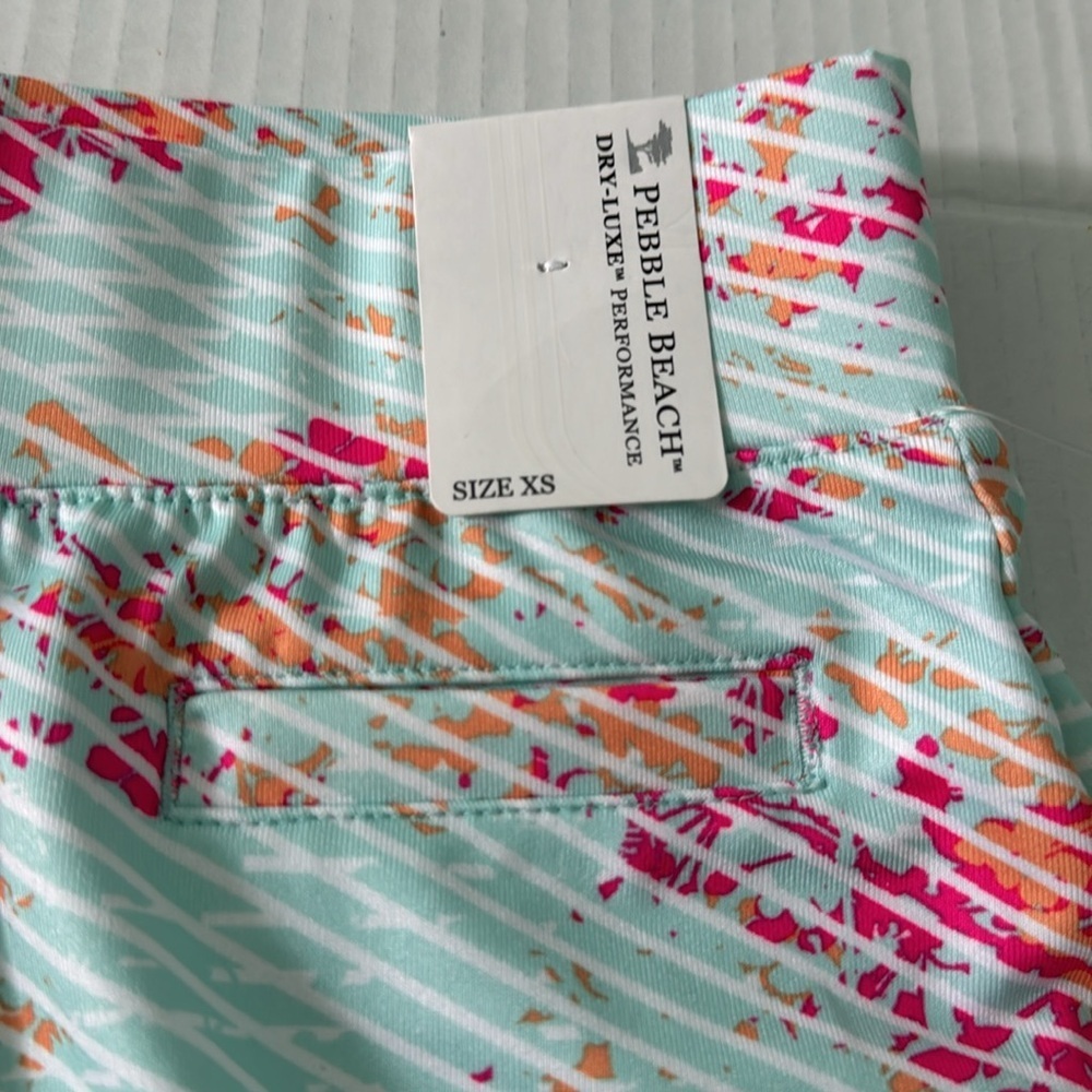 Pebble Beach Dry Luxe Performance Floral Skort Size XS NWT - Picture 5 of 12